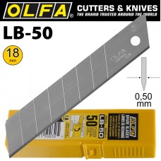 OLFA BLADES LB-50 50/PACK 18MM